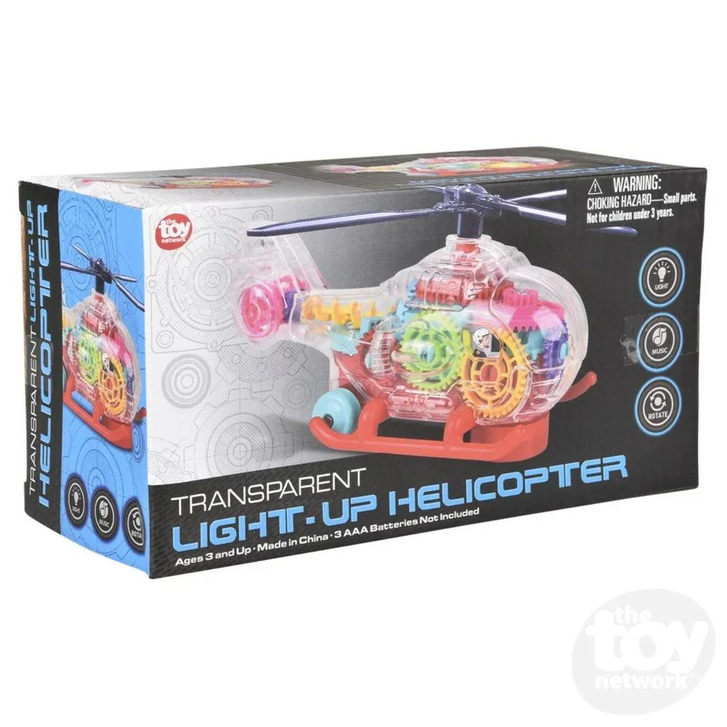 Light-Up Transparent Helicopter