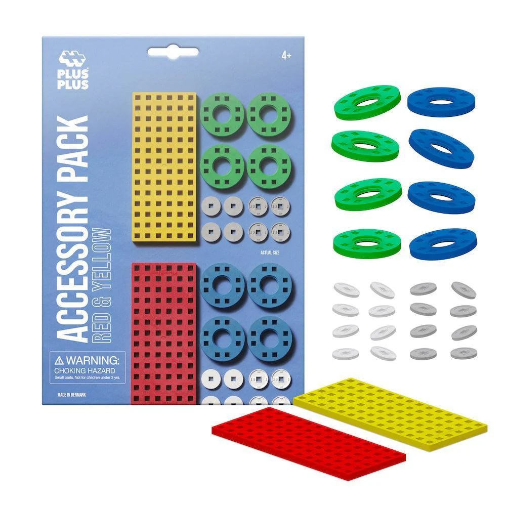 Plus-Plus Accessory Pack: Red & Yellow