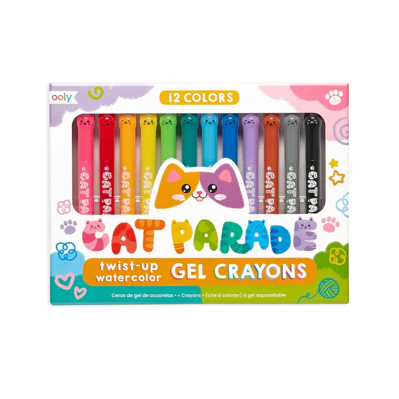 Cat Parade Watercolor Gel Crayons