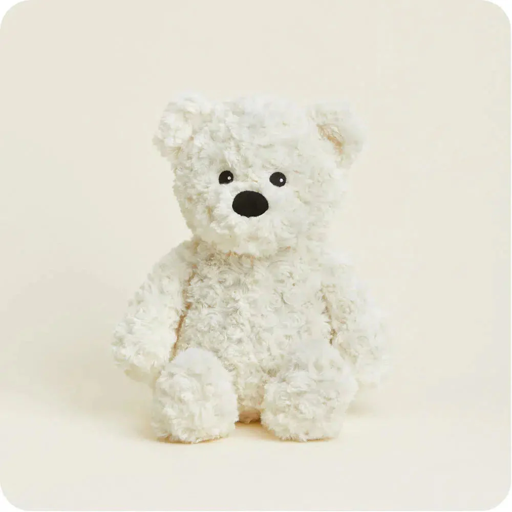 Cream Curly Bear - Warmies