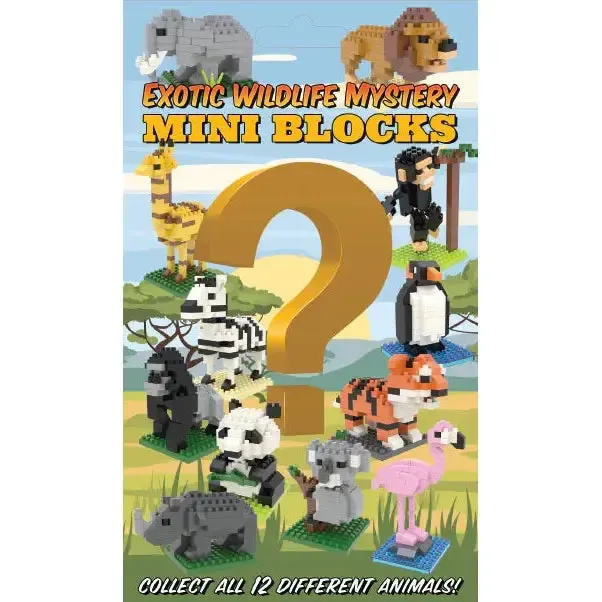 Exotic Wildlife Mystery Mini Blocks Pack