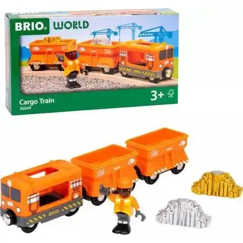 Gold Cargo Train Brio