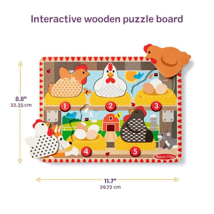 Happy Hens Push to Pop Puzzle - Image 2