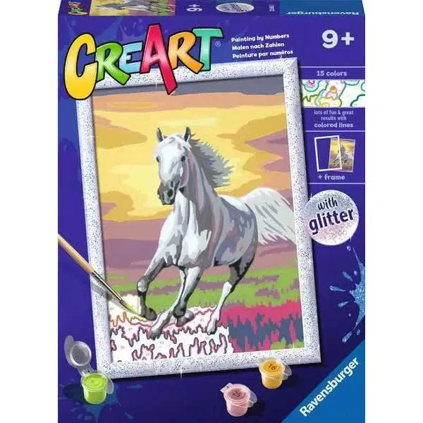 Horse at Sunset CreArt