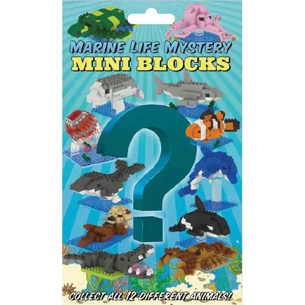 Marine Life Mystery Mini Blocks Pack