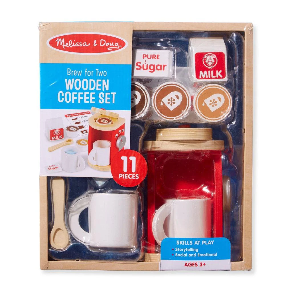 Wooden Brew & Serve Coffee Set
