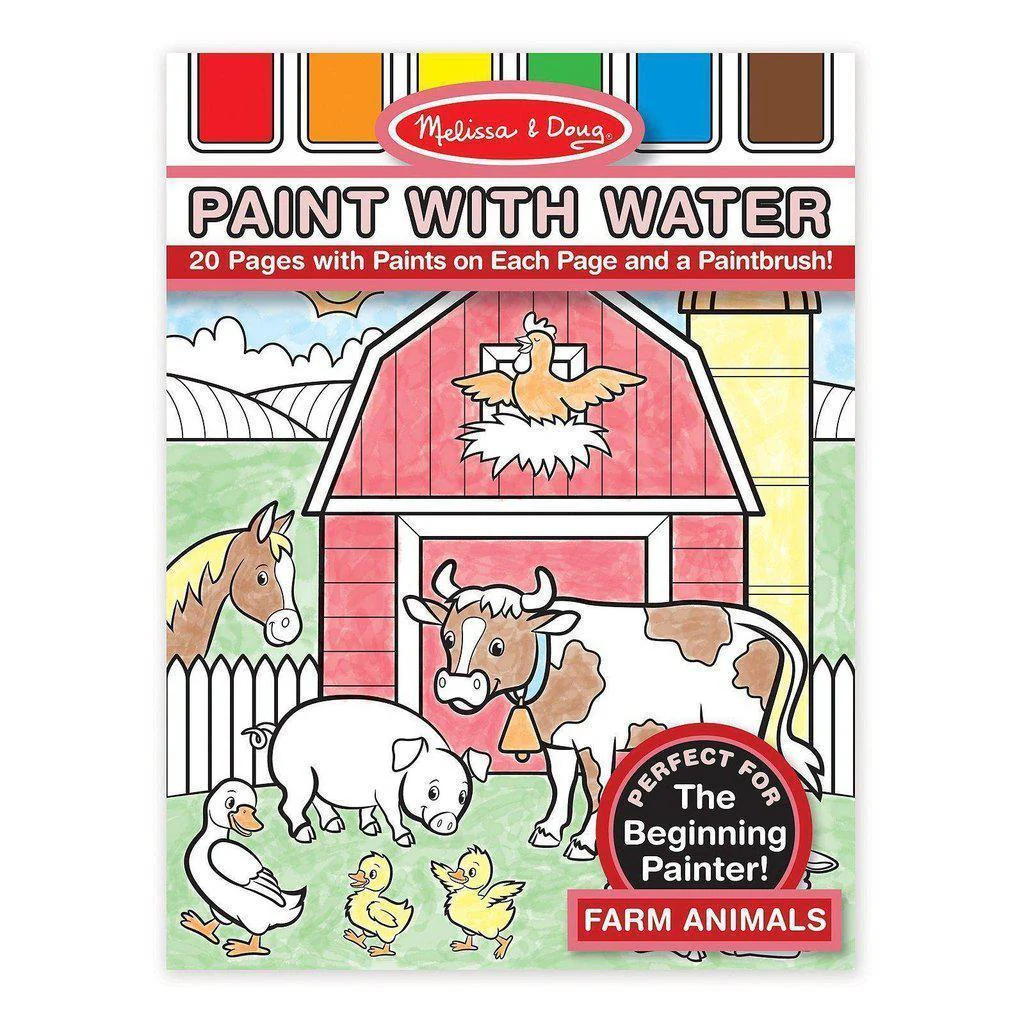 Farm Animals Paint with Water