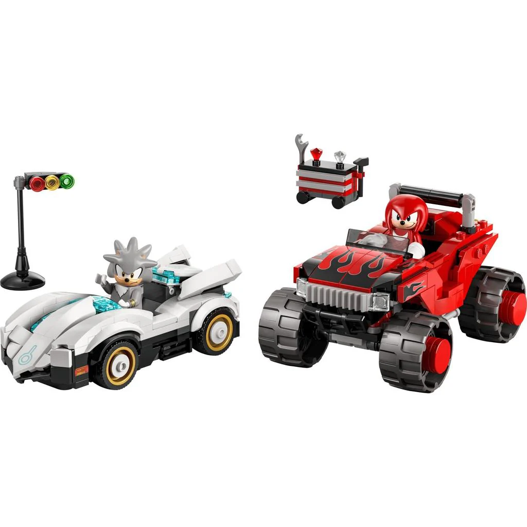 Silver's Car vs. Knuckles' Monster Truck