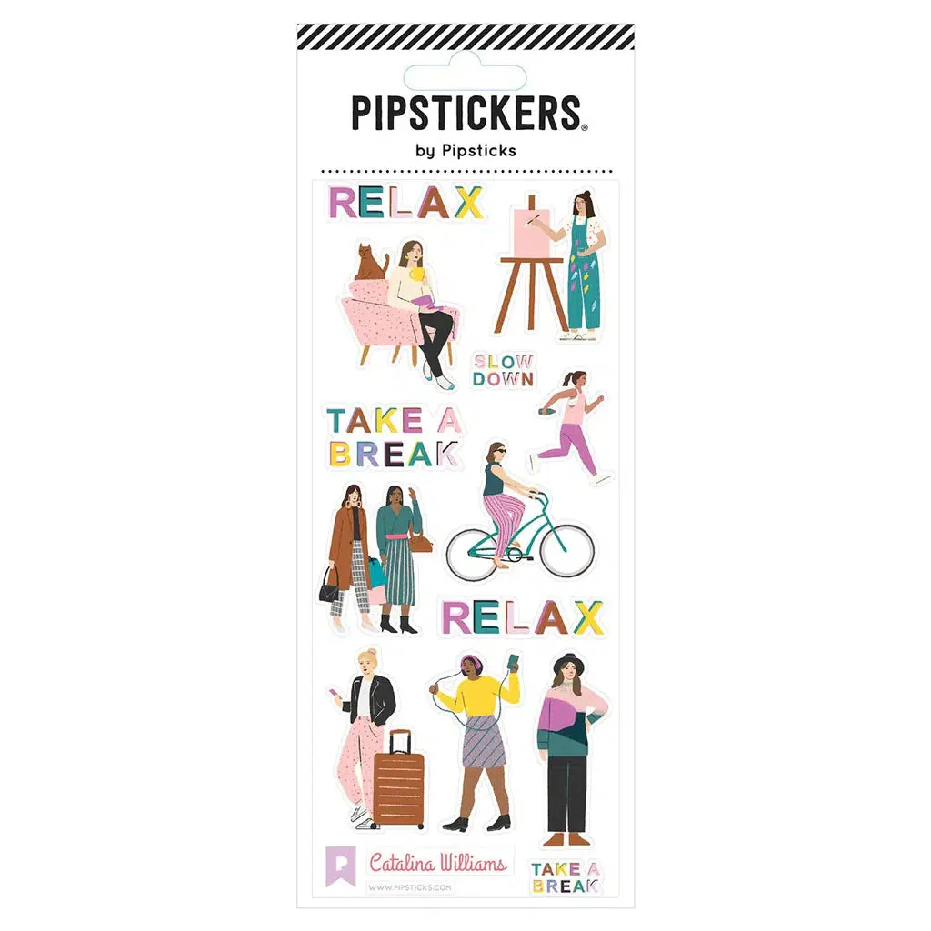 Take A Break Stickers